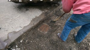 But wait, what's this? A (hu)manhole cover!