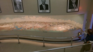 Topographical, Scaled Model of Colorado River Basin